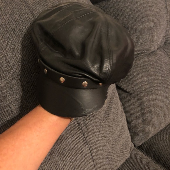 All leather hat - Picture 4 of 5